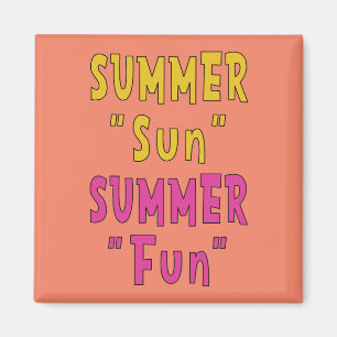 Imán Verano verano divertido