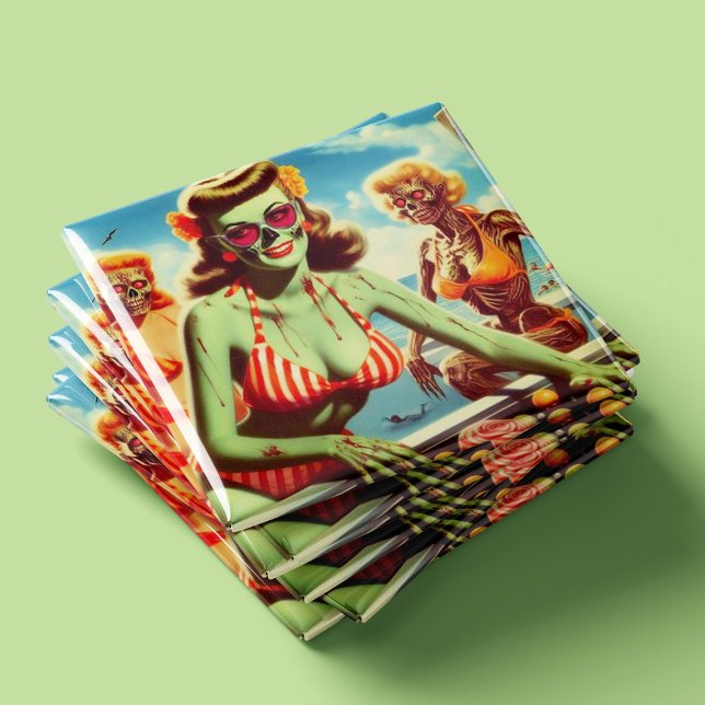 Imán Verano Zombie Pin-up (Subido por el creador)