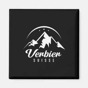 Imán Verbier Suiza Ski Resort Esquí Snowboard