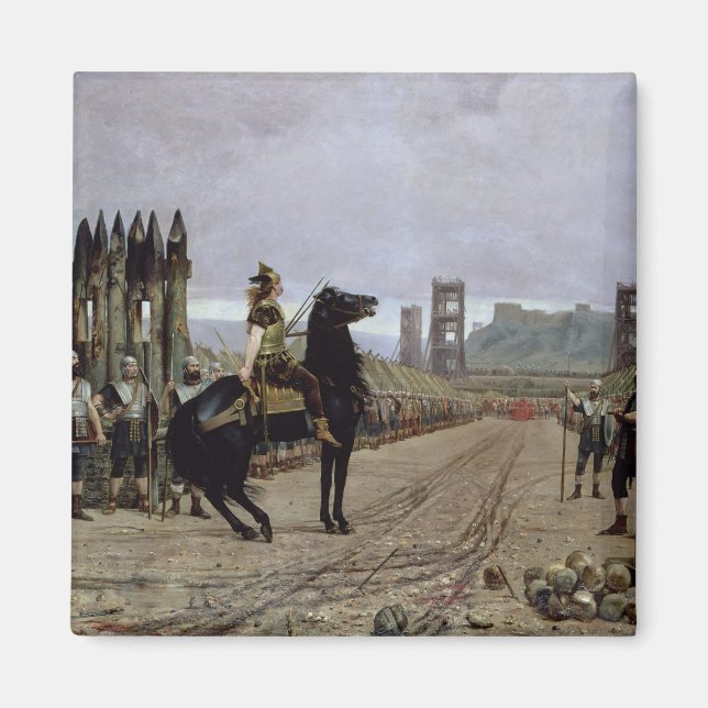 Imán Vercingetorix antes del César, 52 a. C., 1886 (Frente)