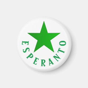 Imán Verda Stelo (Estrella Esperanto)