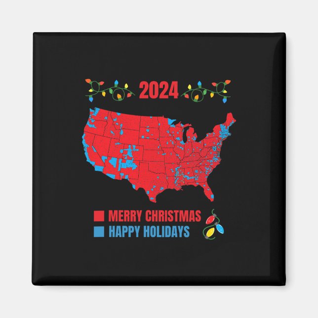 Imán Verdadera Navidad en el mapa electoral de 2024 Tru (Frente)