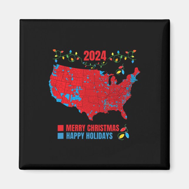 Imán Verdadera Navidad en el mapa electoral de 2024 Tru (Frente)
