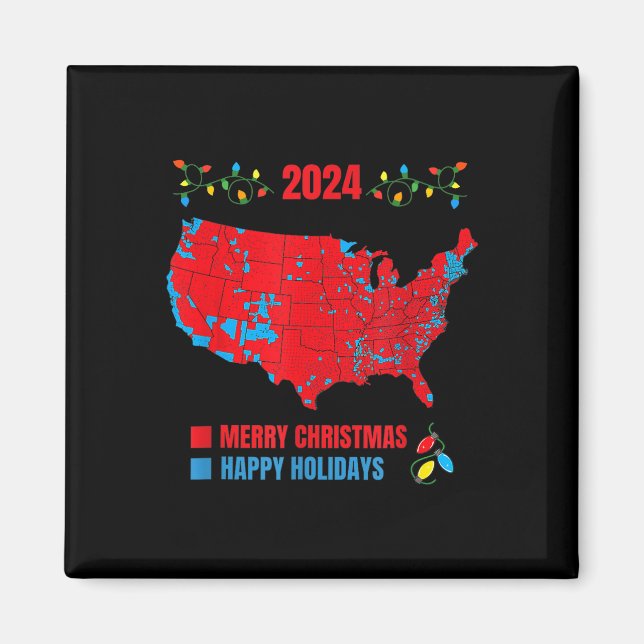 Imán Verdadera Navidad en el mapa electoral de 2024 Tru (Frente)