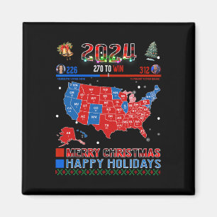 Imán Verdadera Navidad en el mapa electoral de 2024 Tru