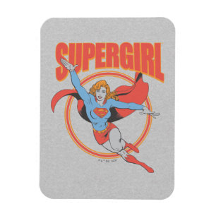 Imán Verdadera Superchica Vintage Flying Graphic