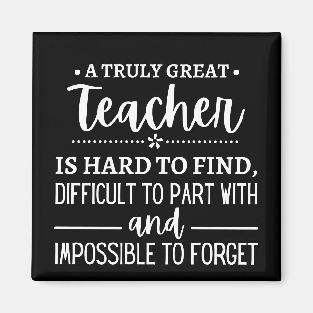 Imán Verdaderamente gran profesor (Frente)