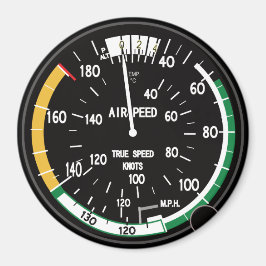 Imán Verdadero indicador de velocidad del aire para gee