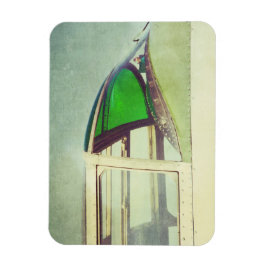 Imán Verde de cabina de avión antiguo