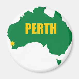 Imán Verde de Perth y mapa del oro