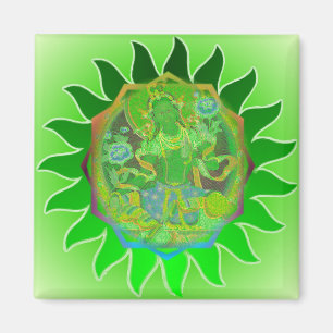Imán verde de Tara