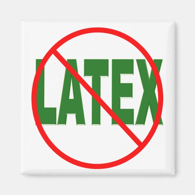 Imán Verde látex, NO (Frente)