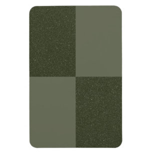 Imán Verde Musgo de Cuadrícula Texturizada – Perso
