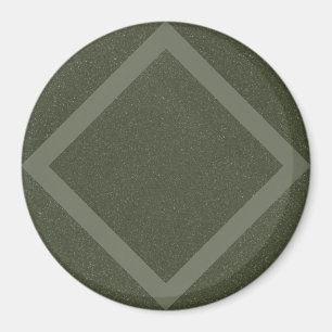Imán Verde Musgo Diamante Texturizado