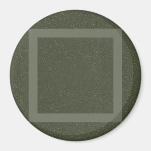 Imán Verde Musgo Marco Cuadrado