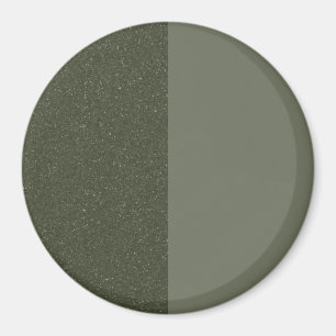 Imán Verde Musgo Mitad Dividido