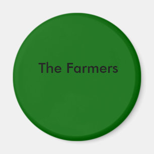 Imán verde oscuro, los agricultores