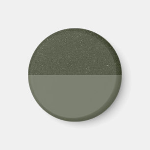 Imán verde terroso de dos tonos – Personalizable