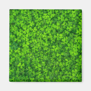 Imán verde trébol, día de San Patricio,