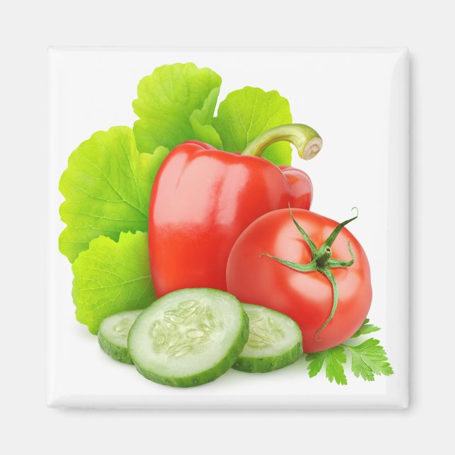 Imán Verduras frescas (Frente)