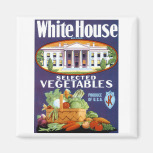 Imán Verduras seleccionadas de la Casa Blanca