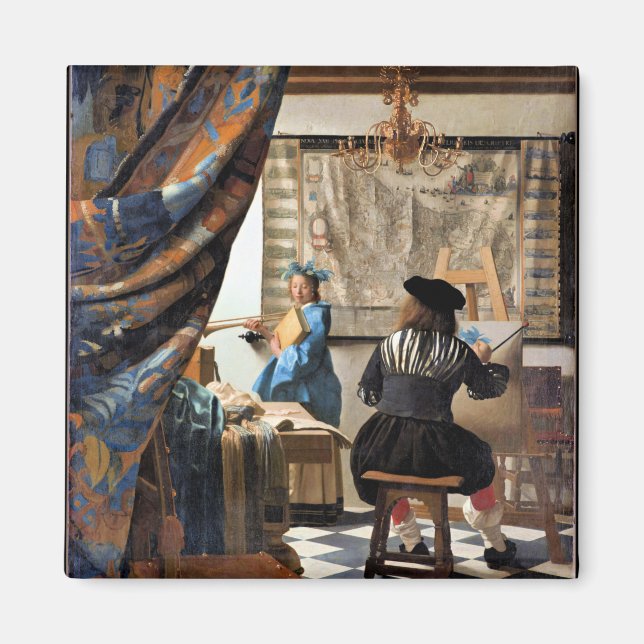 Imán Vermeer - El arte de la pintura (Frente)