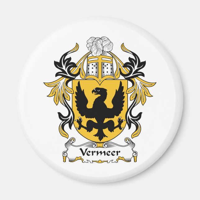 Imán Vermeer Family Crest (Frente)