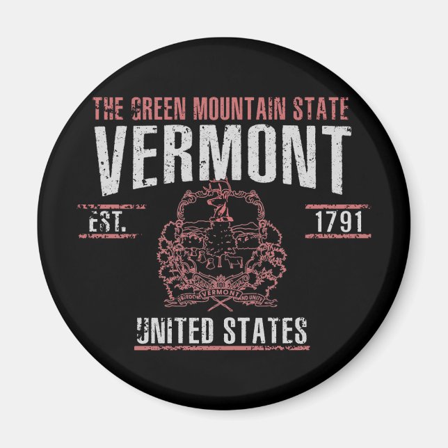 Imán Vermont (Frente)