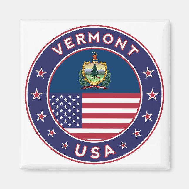 Imán Vermont (Frente)