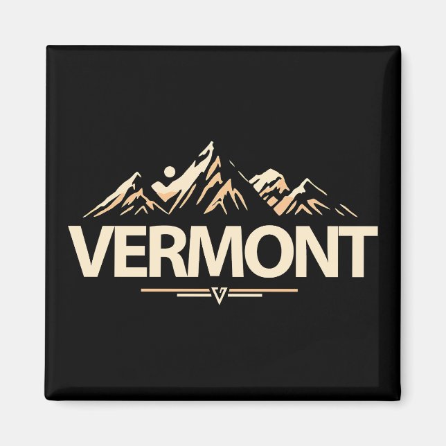 Imán Vermont United States of America (Frente)
