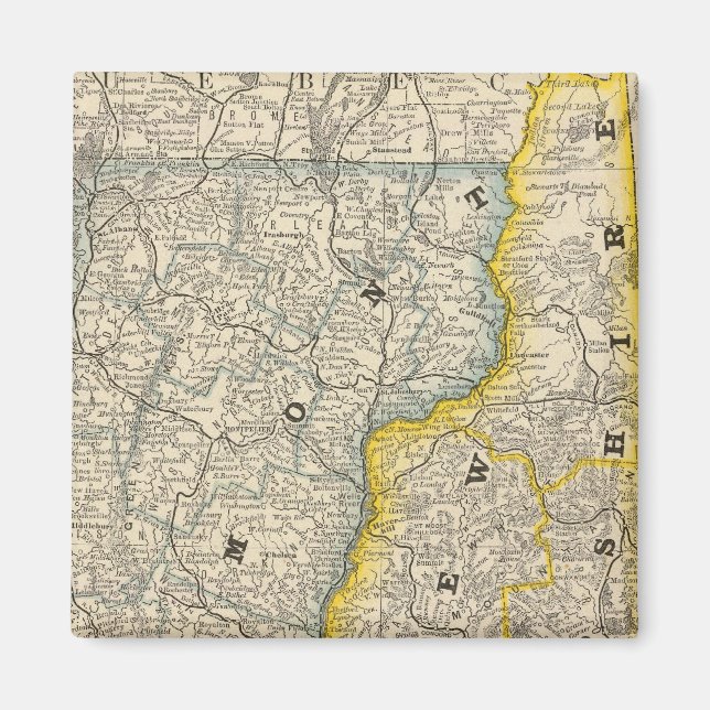 Imán Vermont y New Hampshire (Frente)