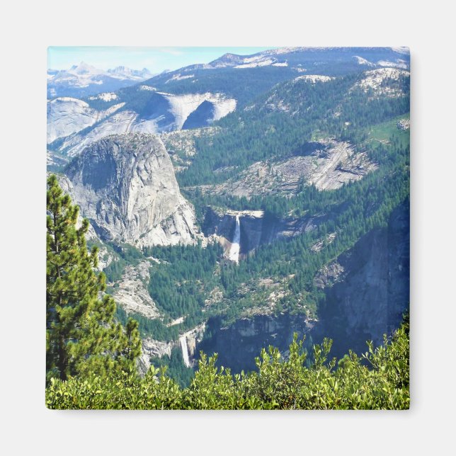 Imán Vernal & Nevada Falls from Glacier Point, CA (Frente)