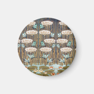 Imán Verneuil Dragonfly Water Lily Art Nouveau: Vintage