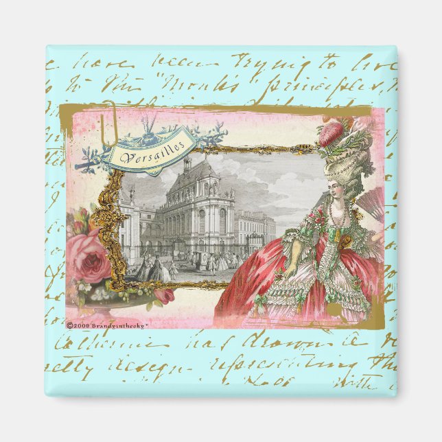 Imán Versailles Marie Antoinette Magnet (Frente)