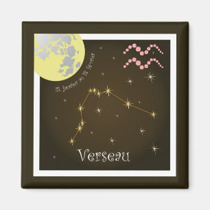 Imán Verseau 21 janvier au 18 février Magnet