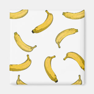 Imán Versión de esbozo de patrón de banana