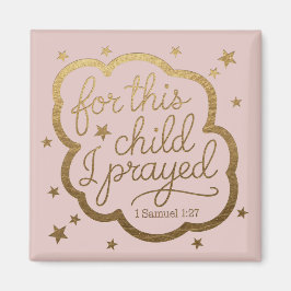 Imán Verso biblial de 1 Samuel 1:27