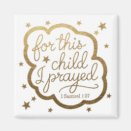 Imán Verso biblial de 1 Samuel 1:27