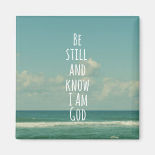 Imán Verso de la Biblia: Sé y sé