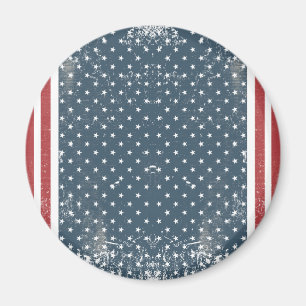 Imán vertical american flag