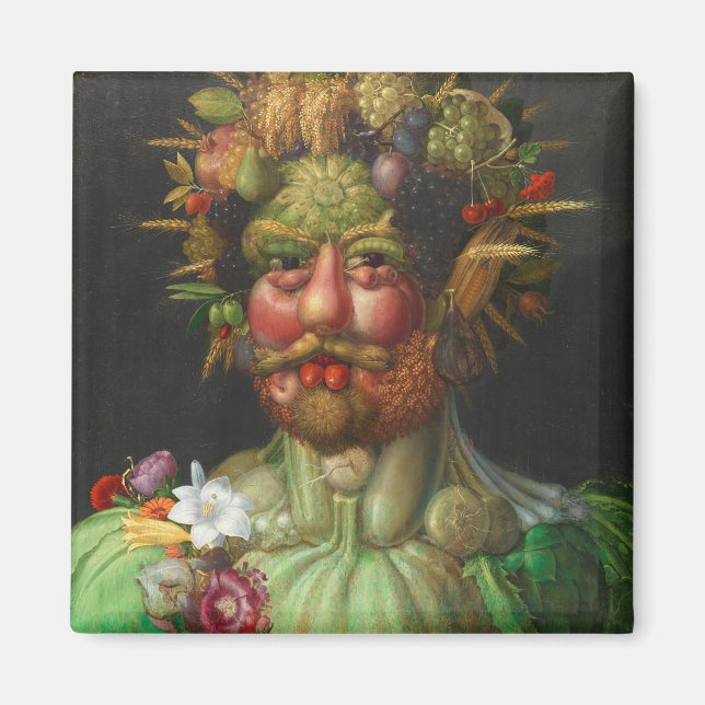 Imán Vertumnus c. 1591 por Giuseppe Arcimboldo (Frente)