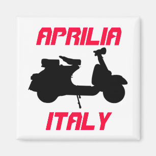 Imán Vespa, Aprilia, Italia