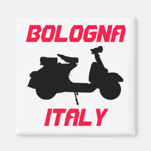 Imán Vespa, Bolonia, Italia