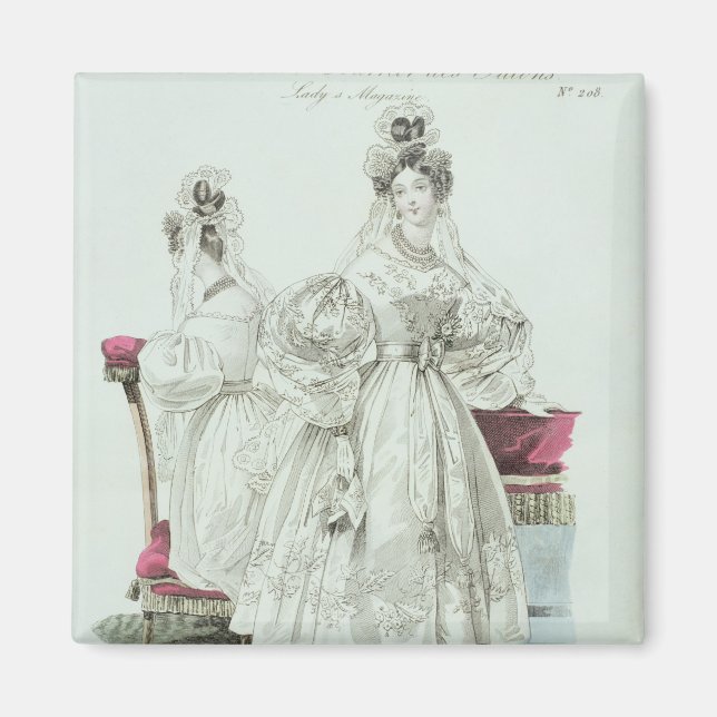 Imán Vestido boda, 'Le Follet Courrier Salons (Frente)