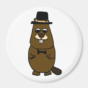 Imán Vestido de Groundhog