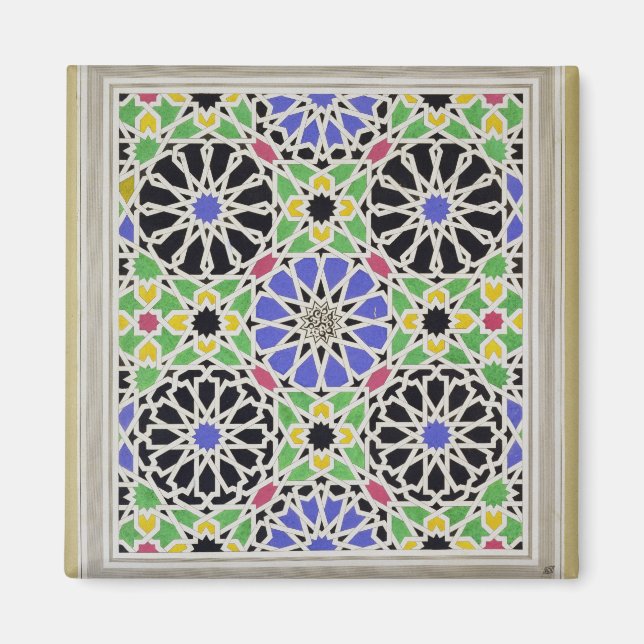 Imán Vestido de mosaico en el vestidor del Sultán (Frente)