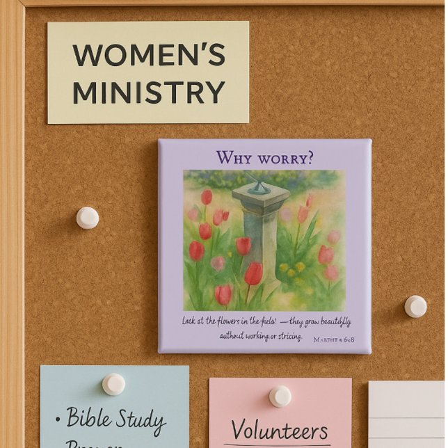 Imán Vestidos como las flores Inspiradoras de la Biblia (Subido por el creador)