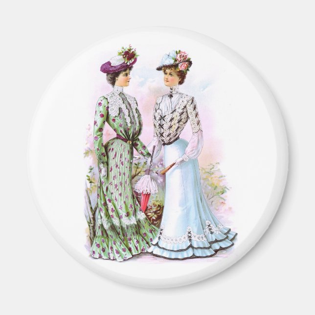 Imán Vestidos de época de 1901 (Frente)