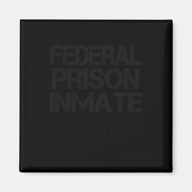 Imán Vestimenta de prisionero en prisión federal de Hal (Frente)