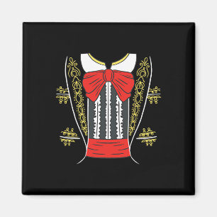 Imán Vestimenta mexicana de Mariachi Charro por Cinco D